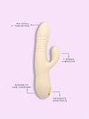 new rabbitt sex toy with thrusting vibrator and dildo features for women