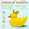 waterproof rubber duck vibrator for women
