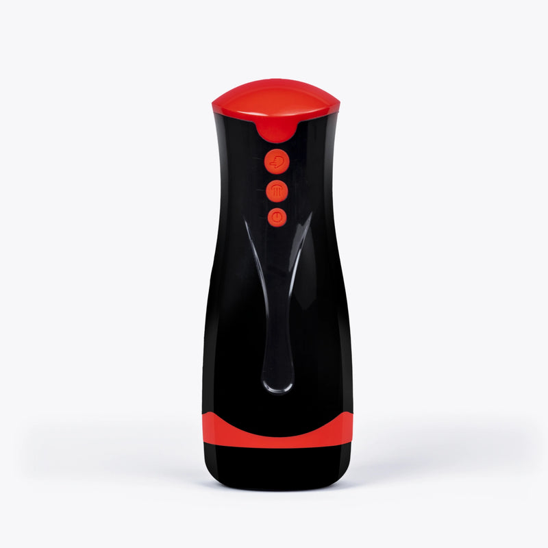 male sex toy blow job Optimum Power Elite Pro Stroker Silicone Penis Head Vibrator main image 0