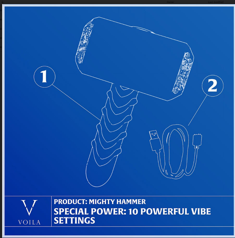 Thor's Hammer Vibrator | Cosplay Sex Toys | Fantasy Dildo  Boutique Voila
