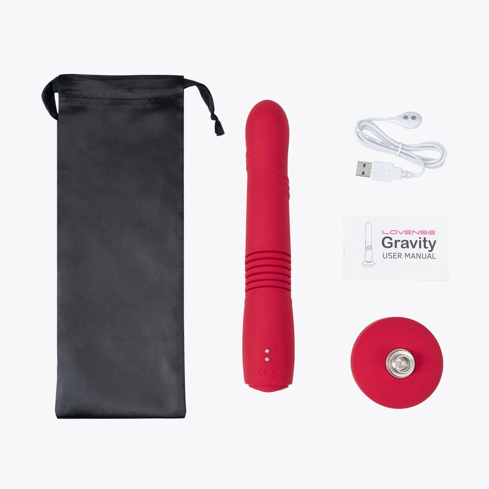 Gravity, Bluetooth App Thrusting Vibrator and Dildo by Lovense  Boutique  Voila